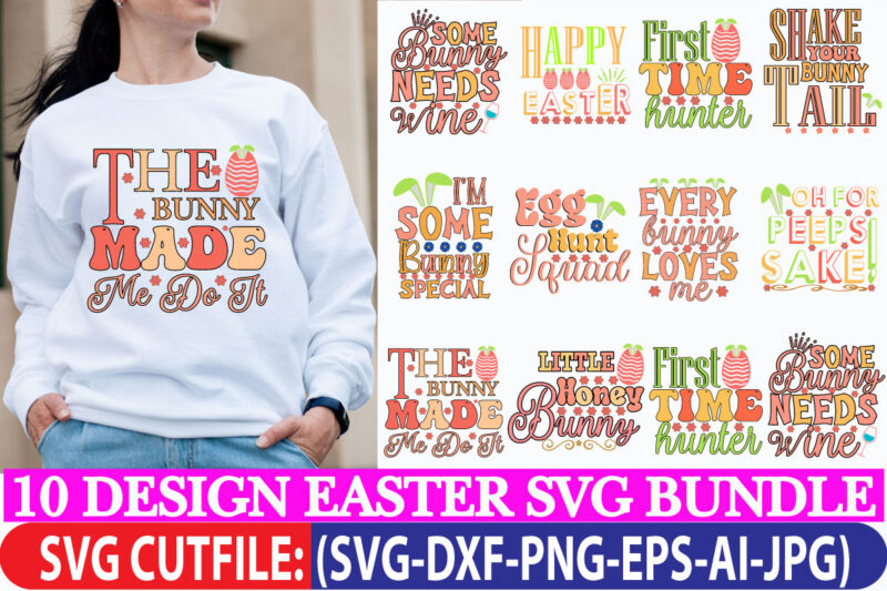 Easter Svg Bundle,Easter SVG Bundle, Easter Egg Svg, Quotes and Signs, Kids Easter Svg, Hunting Season Svg, The Hunt is on Svg, Boy and Girl Hunting, Cricut