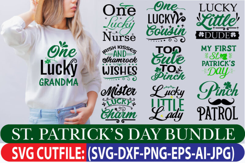 St. Patrick's Day SVG Bundle, St Patrick's Day Quotes, Gnome SVG, Rainbow svg, Lucky SVG, St Patricks Day Rainbow, Shamrock,Cut File Cricut, St. Patrick's Day Retro SVG Bundle, St Patrick's
