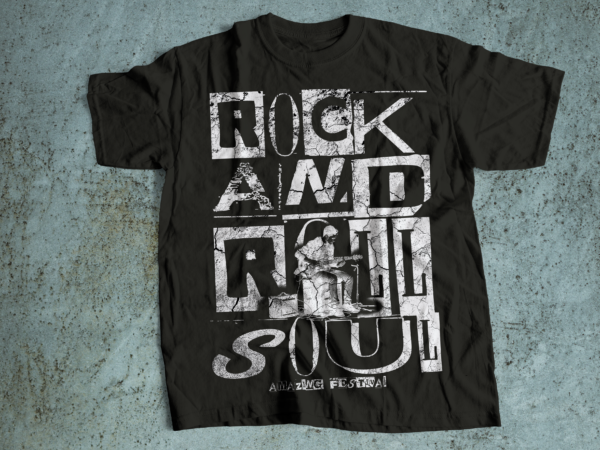 Rock and roll streetwear design | rock and roll t-shirt design