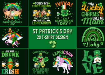 St. Patrick’s Day T-Shirt Design Bundle,Let The Shenanigans Begin, St. Patrick’s Day svg, Funny St. Patrick’s Day, Kids St. Patrick’s Day, St Patrick’s Day, Sublimation, St Patrick’s Day SVG, St