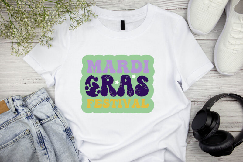 Mardi Gras Festival RETRO DESIGN