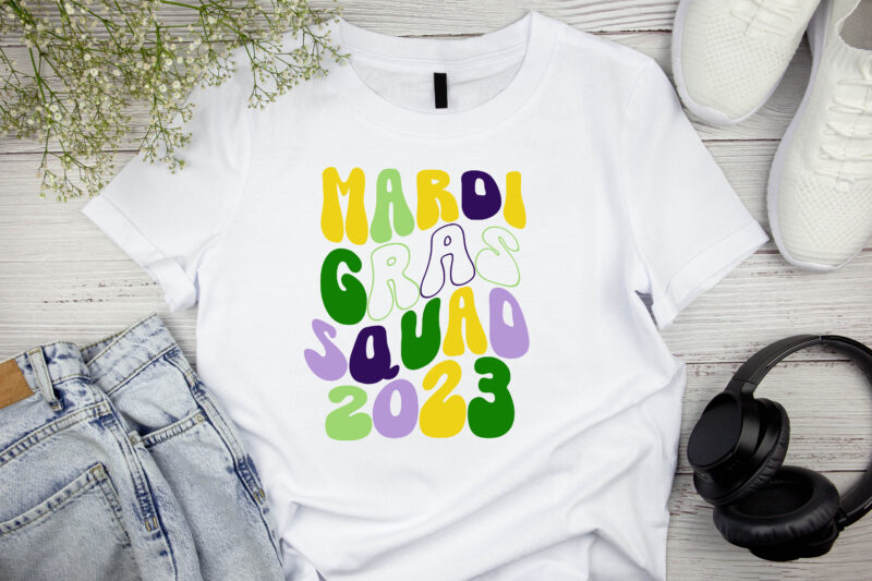 Mardi Gras Squad 2023 RETRO DESIGN