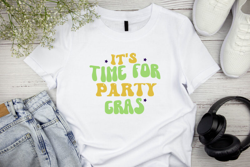 It’s Time For Party Gras RETRO DESIGN