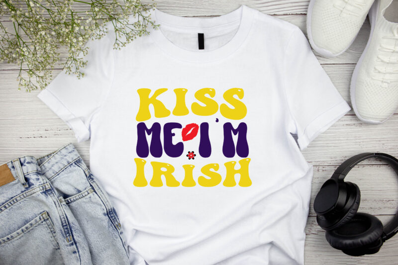 kiss me i’m irish RETRO DESIGN