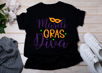 Mardi Gras Diva T-SHIRT DESIGN