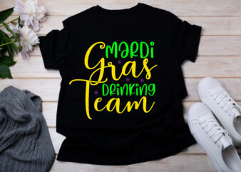 Mardi Gras Drinking Team T-SHIRT DESIGN