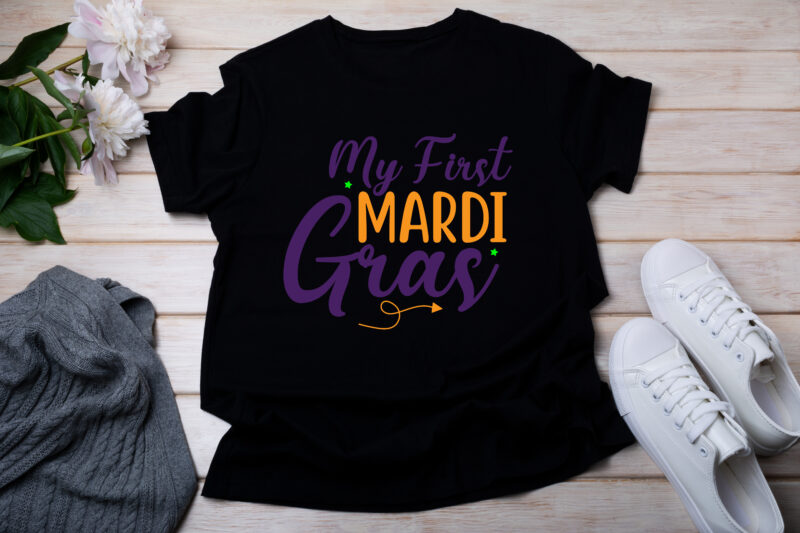 My First Mardi Gras T-SHIRT DESIGN