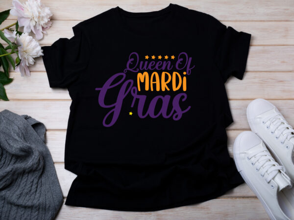 Queen of mardi gras t-shirt design