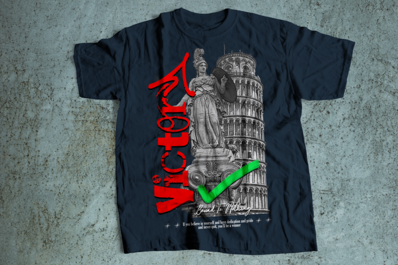 ROME victory streetwear t-shirt design