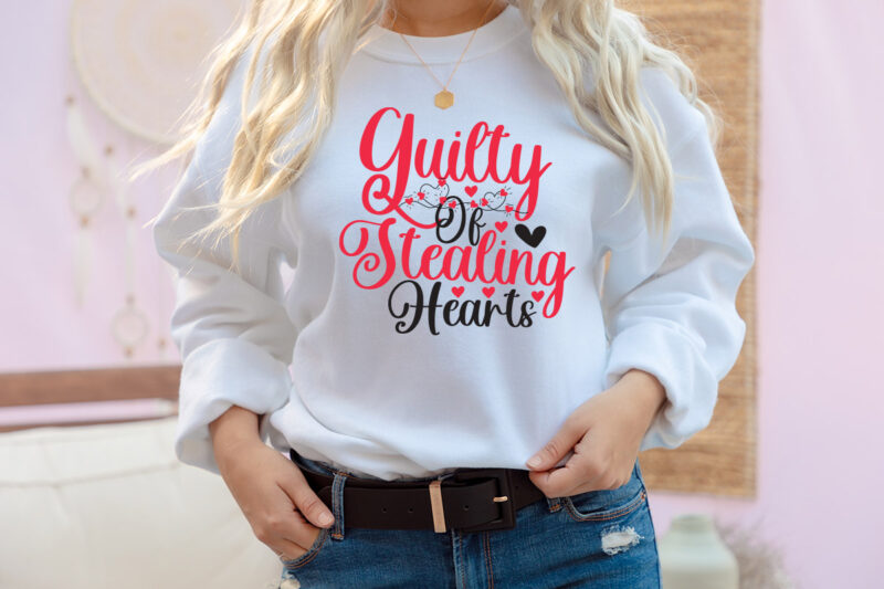 Guilty of Stealing Hearts T-Shirt Design, Guilty of Stealing Hearts SVG Cut File , LOVE Sublimation Design, LOVE Sublimation PNG , Retro Valentines SVG Bundle, Retro Valentine Designs svg, Valentine