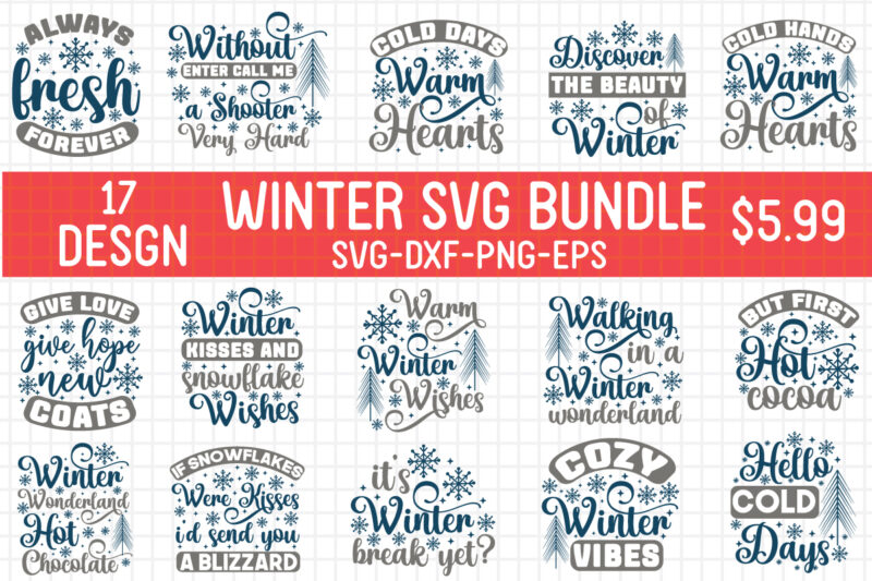 Winter SVG Bundle, Winter SVG, Free Winter SVG, Winter T-shirt, T-shirt