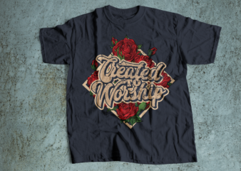 created to worship t-shirt design | religious t-shirt design