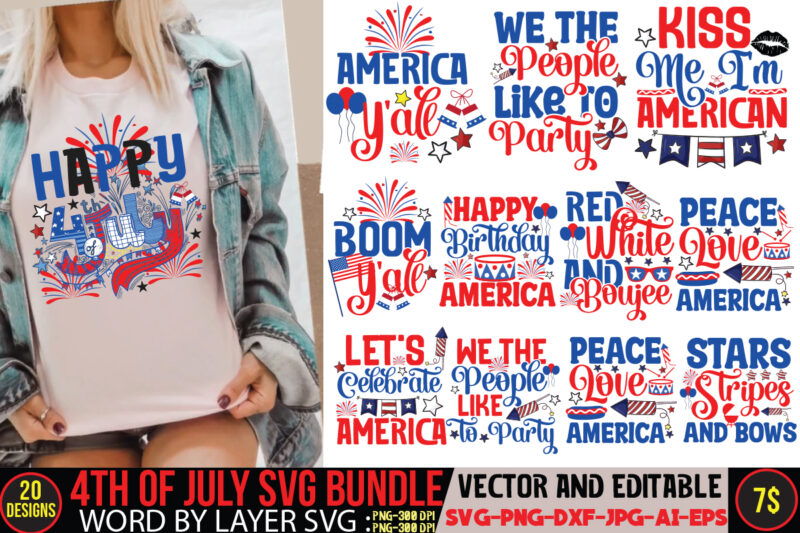 4th of july SVG Bundle,'Merica Svg Bundle,We The People Like To Party T-shirt Design,America Y'all T-shirt Design,4th of july mega svg bundle, 4th of july huge svg bundle, 4th of