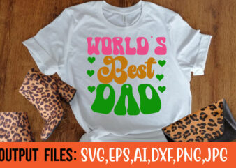 World's best dad-t-shirt design
