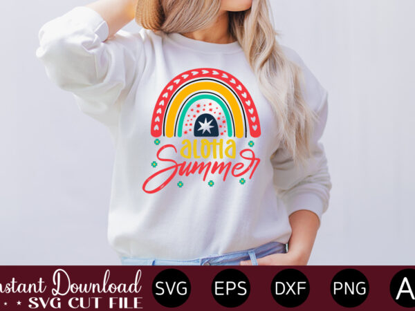 Aloha summer t-shirt design,summer cut files, cricut cut files, silhouette files, summer svg, summer quote svg, summer saying svg, summer svg designs, hello summer svg summer vacation svg bundle, adventure