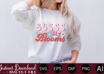 Bless My Blooms t shirt design,Summer Bundle SVG, Beach Svg, Summertime svg, Funny Beach Quotes Svg, Summer Cut Files, Summer Quotes Svg, Svg files for cricut, Silhouette Summer Bundle SVG,