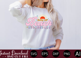 Salty Lil Beach-01 t shirt design,Summer Bundle SVG, Beach Svg, Summertime svg, Funny Beach Quotes Svg, Summer Cut Files, Summer Quotes Svg, Svg files for cricut, Silhouette Summer Bundle SVG,