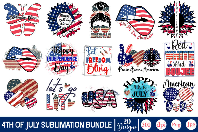 4th of July Sublimation Bundle America Bundle Png, American PNG, 4th Of July, Independence Day, Bundle,Western PNG, Sublimation Designs, Digital Downloadi,Instant Download, Independence Day SVG MEGA Bundle, 4th of July