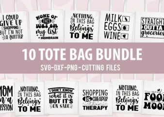 Tote Bag Svg Bundle t shirt designs for sale