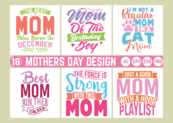 mothers day t shirt bundle, best mom mothers day greeting, happy mom birthday gift tee design