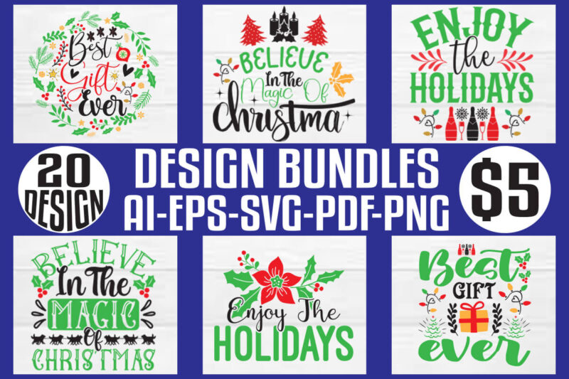 merry christmas sweater design bundle, merry christmas t-shirt design bundle, christmas svg bundle, winter svg, santa svg, holiday, merry christmas, happy new year, christmas bundle png-svg-ai-eps-pdf-dxf