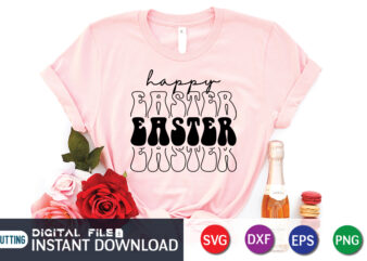 Retro happy Easter Svg Shirt, Happy Easter SVG PNG, Easter bunny SVG, Easter Svg, Easter Shirt Svg, Easter Gift Svg, Funny Easter Svg, Png Sublimation Cut Files Cricut