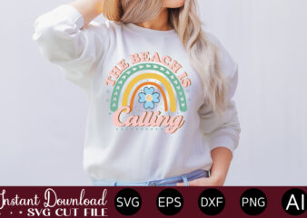 The Beach Is Calling t shirt design,Summer Bundle SVG, Beach Svg, Summertime svg, Funny Beach Quotes Svg, Summer Cut Files, Summer Quotes Svg, Svg files for cricut, Silhouette Summer Bundle