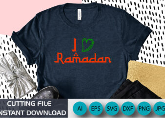 : I Love Ramadan, Ramadan Kareem T-Shirt Design, Ramadan Mubarak T-Shirt, Muslim Shirt, Ramadan Gift, Islamic Shirts, Muslim Kids Shirt, Ramadan Kareem T-Shirt, Funny Fasting Shirt, Not Even Water