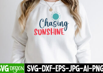 Chasing Sunshine T-Shirt Design, Chasing Sunshine SVG Cut File, Summer Bundle Png, Summer Png, Hello Summer Png, Summer Vibes Png, Summer Holiday Png, Salty Beach Png, Beach Life Png, Sublimation