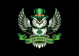 green owl t shirt design template