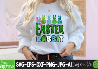 Easter Rabbit Sublimation PNG ,Easter T-shirt Design Bundle ,a-z t-shirt design design bundles all easter eggs babys first easter bad bunny bad bunny merch bad bunny shirt bike with flowers