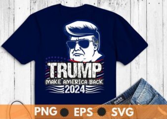 Donald Trump 2024 Take America Back Election 2024 t shirt design vector,Trump 2024,Trump 4th of July, america, american, politics, president, states, united, donald, elect, politician, presidential, republican, trump, donald trump
