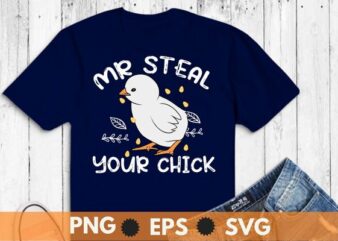 Easter Boys Toddlers Mr Steal Your Chick Funny Spring Humor T-Shirt design vector svg, Easter, Chick Funny, Easter Chick