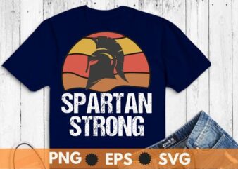 Vintage spartan strong funny T-Shirt
