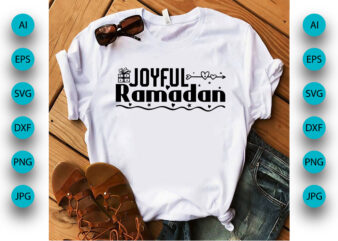 Joyful Ramadan, Ramadan Kareem T-Shirt Design, Ramadan Mubarak T-Shirt, Muslim Shirt, Ramadan Gift, Islamic Shirts, Muslim Kids Shirt, Ramadan Kareem T-Shirt, Funny Fasting Shirt, Not Even Water