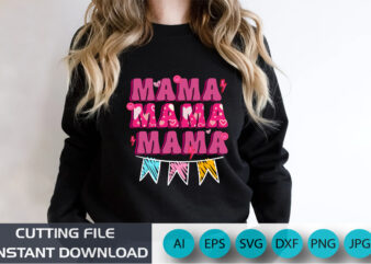 Mama, Mother’s Day UK, Happy Mother’s Day 2023, March 19, Best Mom Day, Shirt Print Template