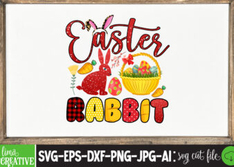 Easter Rabbit Sublimation PNG, Easter T-shirt Design Bundle ,a-z t-shirt design design bundles all easter eggs babys first easter bad bunny bad bunny merch bad bunny shirt bike with flowers