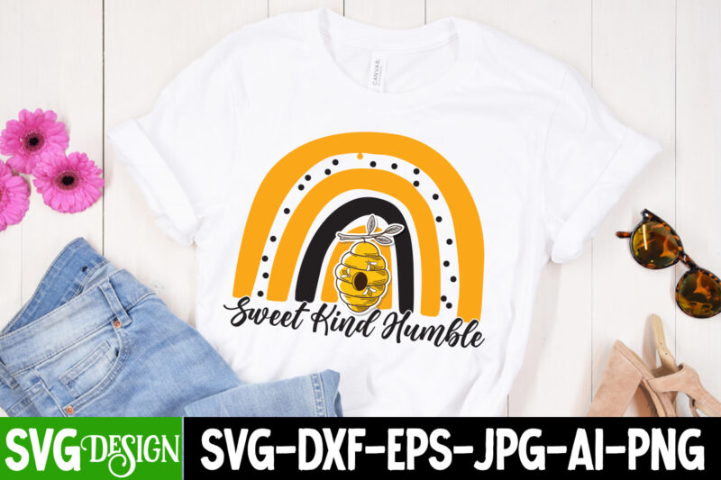 Sweet KInd Humble T-Shirt Design, Sweet KInd Humble SVG Cut File, Bee Svg Design,Bee Svg Cut File,Bee Svg Bundle,Bee Svg Quotes, Bee Svg Bundle Quotes,Bee SVG, Bee SVG Bundle, sunflower
