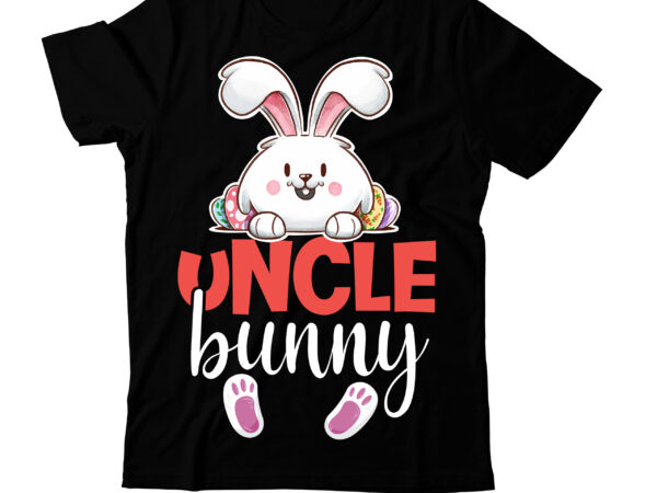 Uncle bunny t-shirt design