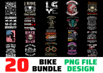 20 Biker Bundle Design PNG file, Motorcycle Biker Bike,Dirt Bike American Flag Motocross Biker,Funny Motorbike Lovers, Biker Bundle Design, Biker PNG