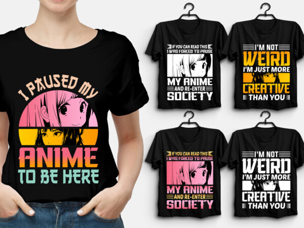 Anime t-shirt design