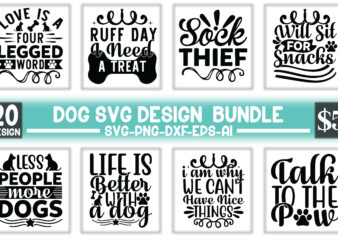 Dog Svg Design Bundle