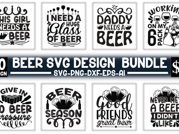 Beer svg design bundle