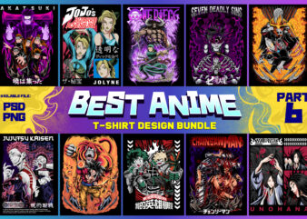 Best Anime T-shirt Design Bundle – part 6