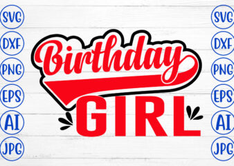 Birthday Girl SVG Design
