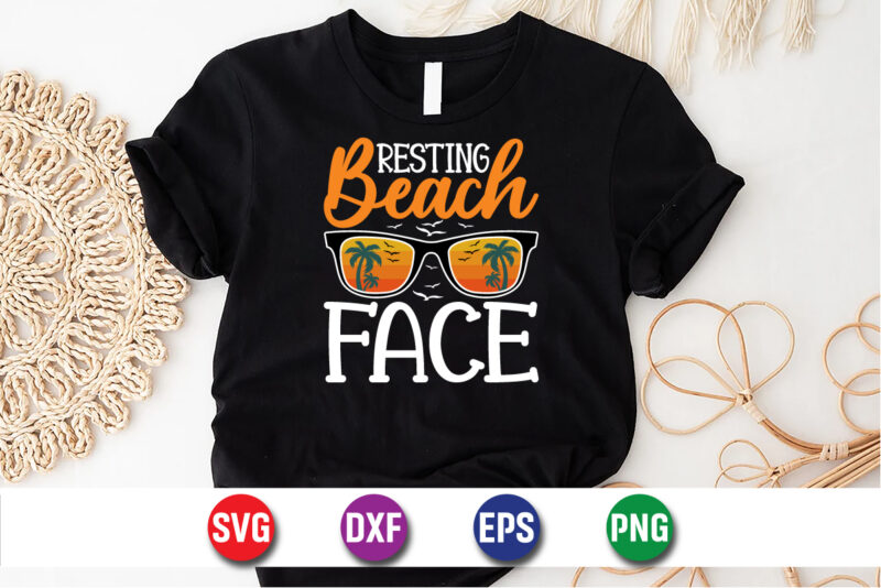 Resting Beach Face, hello sweet summer svg design , hello sweet summer tshirt design , summer tshirt design bundle,summer tshirt bundle,summer svg bundle,summer vector tshirt design bundle,summer mega tshirt bundle,