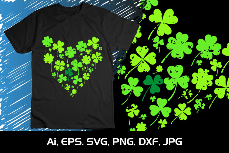 Love Patrick Day Gnomes Shirt, St. Patrick’s Day, Shirt Print Template, Shenanigans Irish Shirt, 17 march, 4 leaf clover