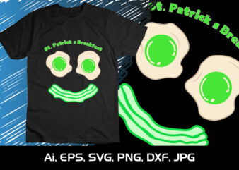 St. Patrick’s Day Breakfast, St. Patrick’s Day, Shirt Print Template, Shenanigans Irish Shirt, 17 march, 4 leaf clover