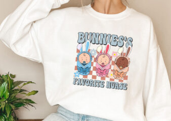 Bunnies_s Favorite Nurse Easter Bunny, OB Nurse Easter PNG Files, NICU Nurse Easter, L_D Nurse Easter T-Shirt Design, Mother Baby Nurse, Happy Easter NL 2702