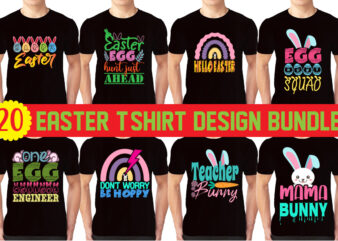 20 Best Easter T-shirt Design Bundle,Happy Easter Shirt, Easter Shirt Gift for Women, Easter Shirt Gift for men, Easter Vibes Shirt,Egg Dealer Easter Shirt,Christian Easter Shirt,Retro Easter Shirt,Easter Shirt Gift